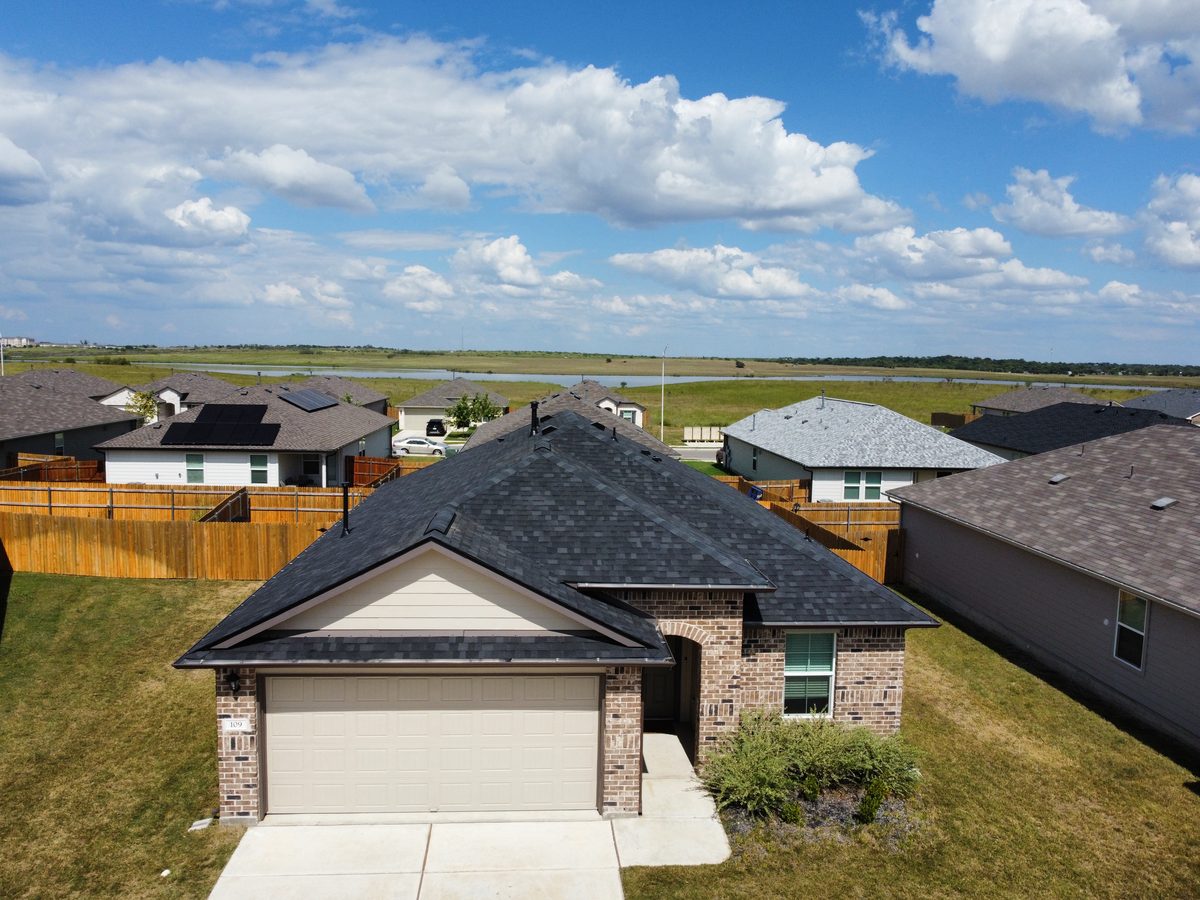 Bobcat Roofing service area map — Travis, Hays & Williamson County, Texas
